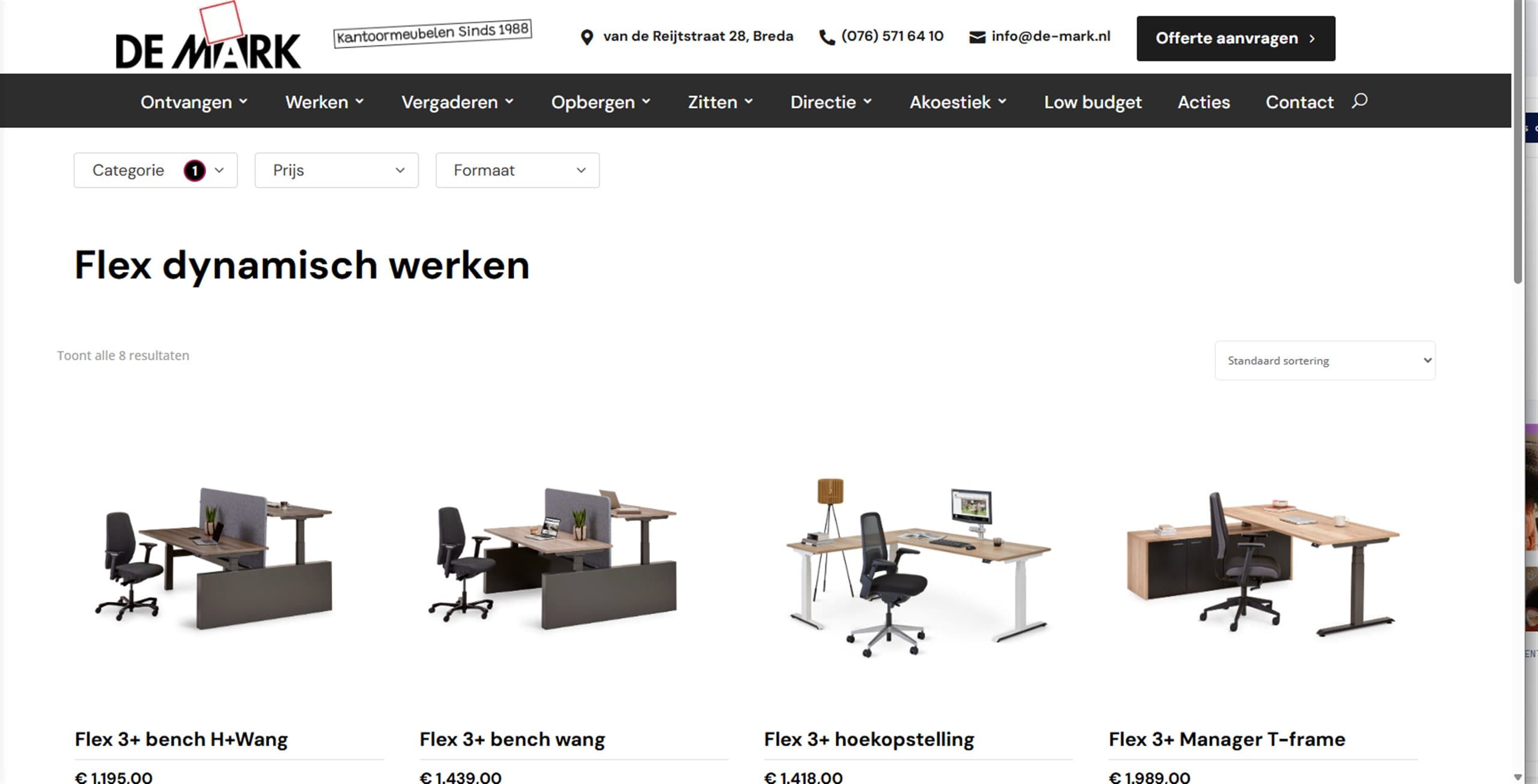 Website van De-mark.nl