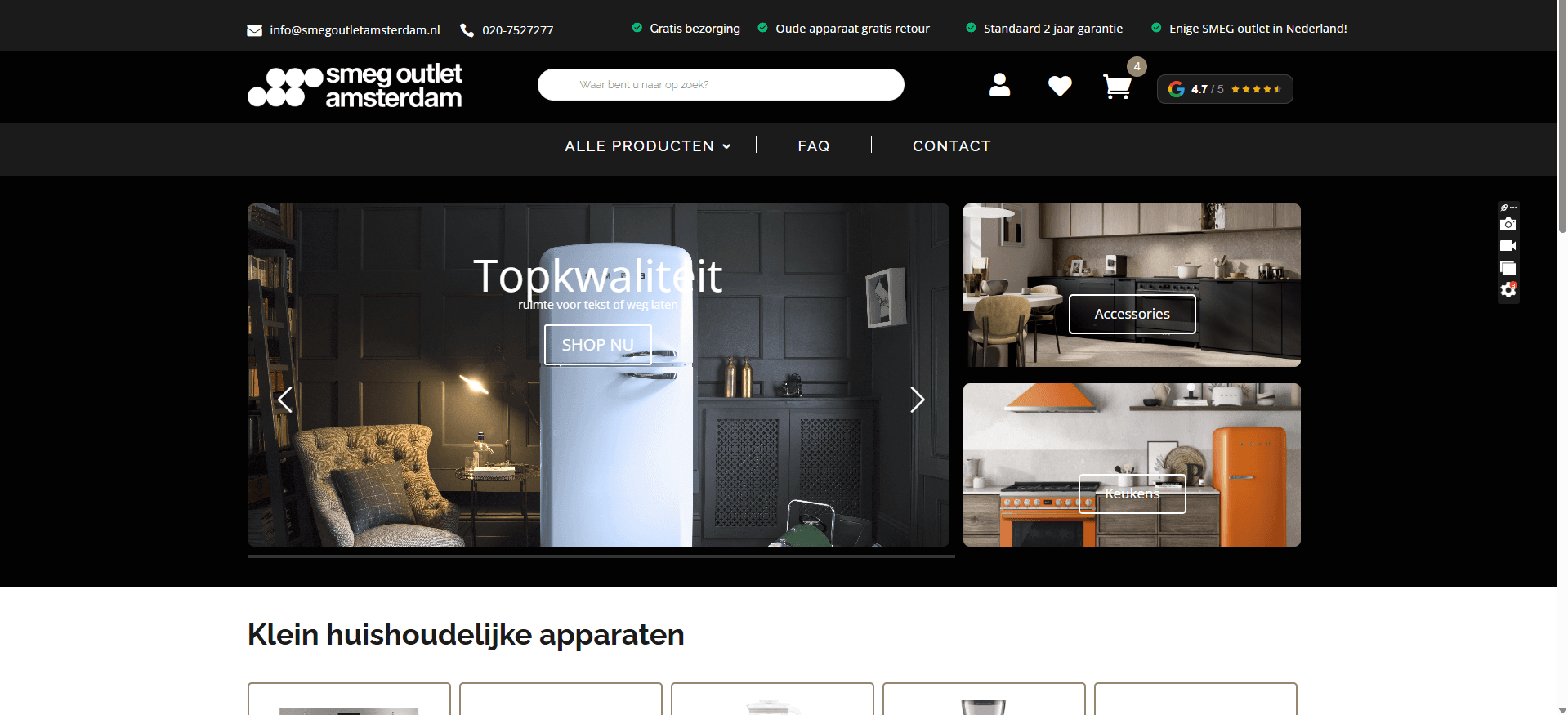 Website van Smeg